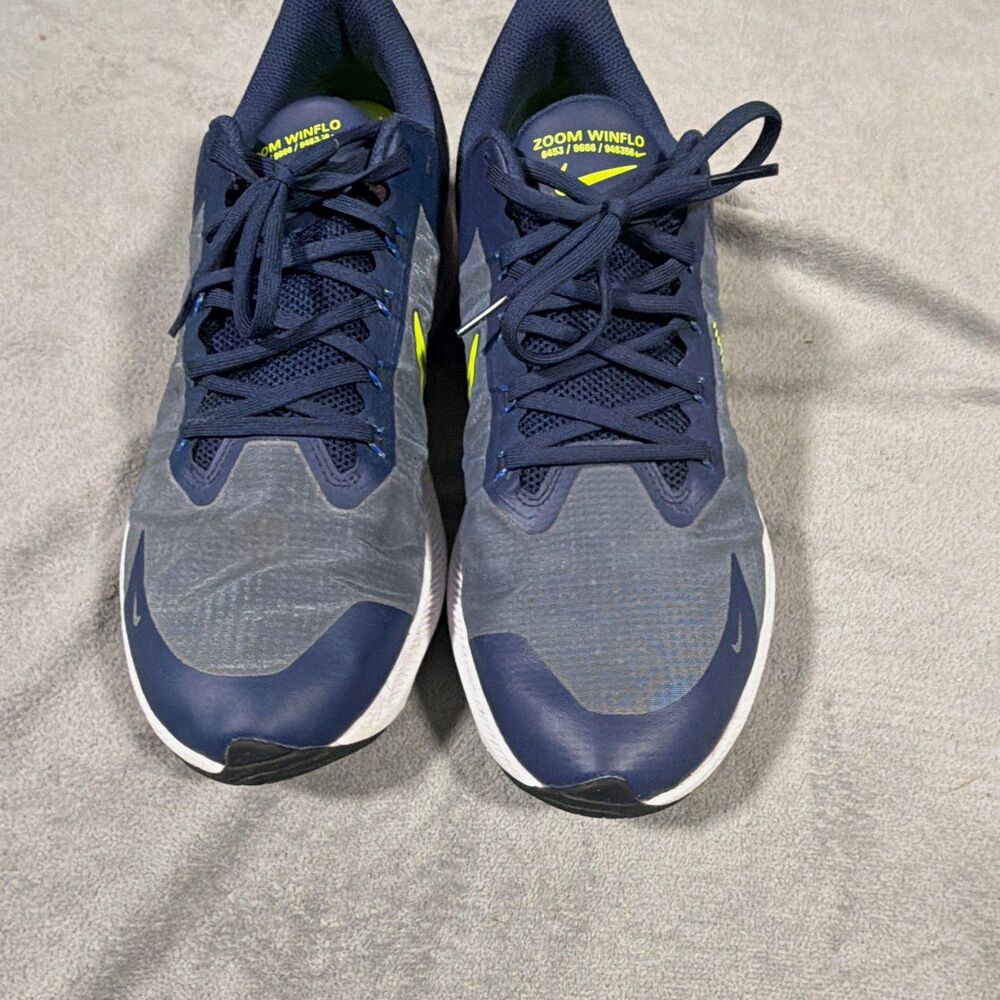 Nike Zoom Winflo 8 Men’s Running Shoes Navy/Gray Volt CW3419-401